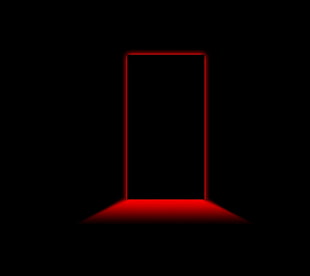 rectangular black door, door, simple background
