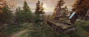 brown and white concrete house, The Vanishing of Ethan Carter HD wallpaper