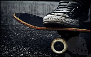 black skateboard, skateboard, Converse, All Star HD wallpaper
