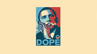 Barack Obama portrait HD wallpaper
