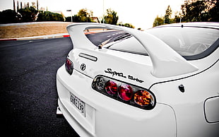 white Toyota Supra during daytime