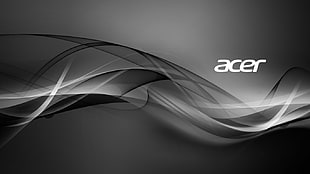 black and white HP laptop, Acer HD wallpaper