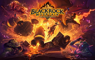 Blackrock Mountain wallpaper, Hearthstone: Heroes of Warcraft, Blizzard Entertainment