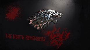 Game of Thrones The North Remembers, Game of Thrones, House Stark, Direwolf, direwolves HD wallpaper