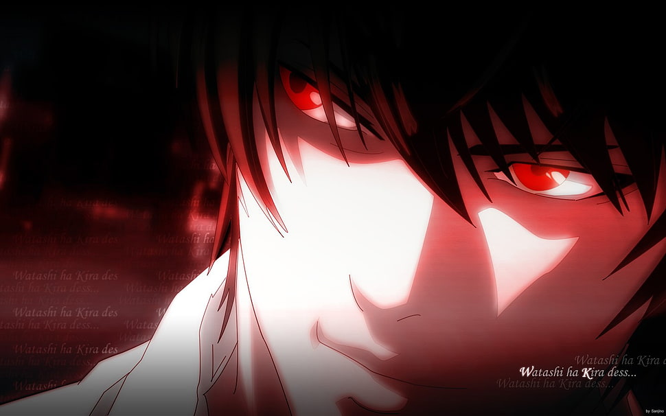 male anime character wallpaper, Yagami Light, Death Note HD wallpaper