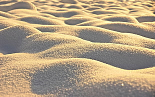 brown sand shown