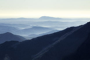 view of mountains, mont aigoual HD wallpaper
