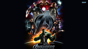 Avengers, The Avengers, Tony Stark, Captain America, Black Widow HD wallpaper