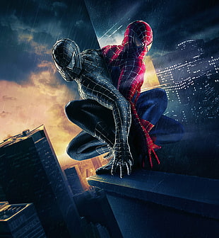 Spiderman 3 movie illustration