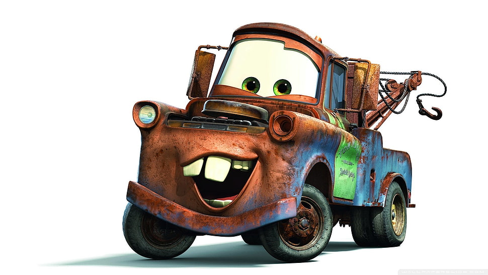 Disney Pixar Cars Mater digital wallpaper, movies, Cars (movie) HD wallpaper