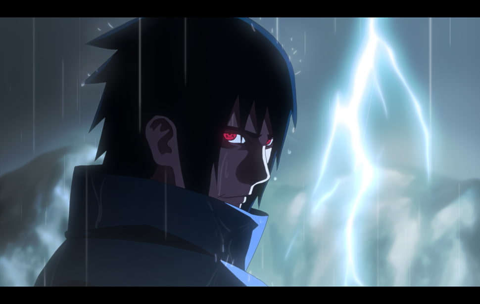 Sasuke digital wallpaper, anime, Naruto Shippuuden, Uchiha Sasuke HD wallpaper