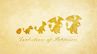 Evolution of Pokemon wallpaper, Pokémon