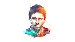 Lionel Messi artwork, Lionel Messi, sport , footballers HD wallpaper
