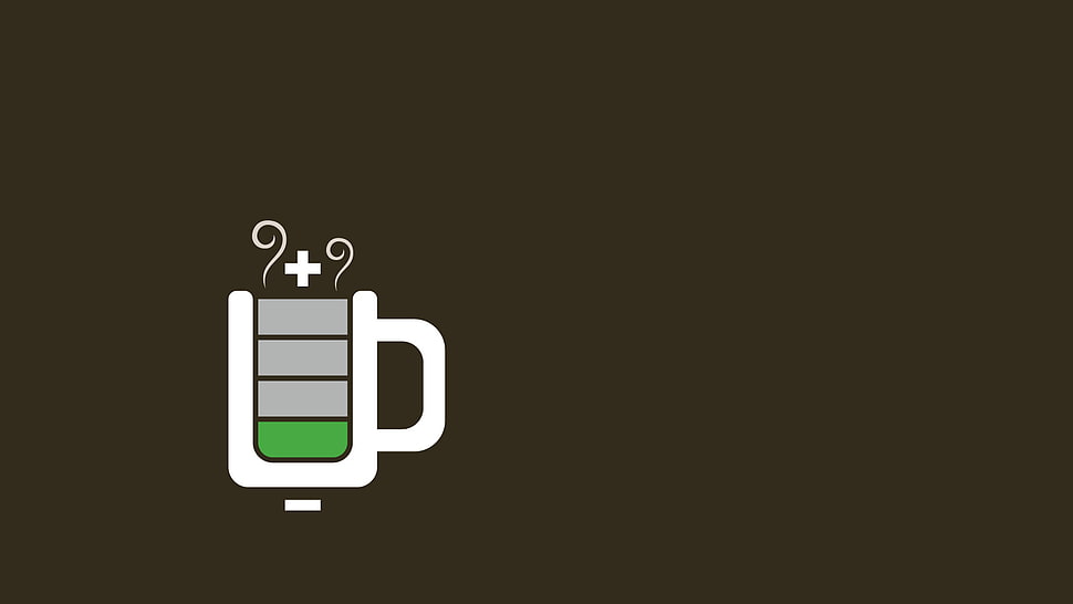 battery theme mug illustration HD wallpaper