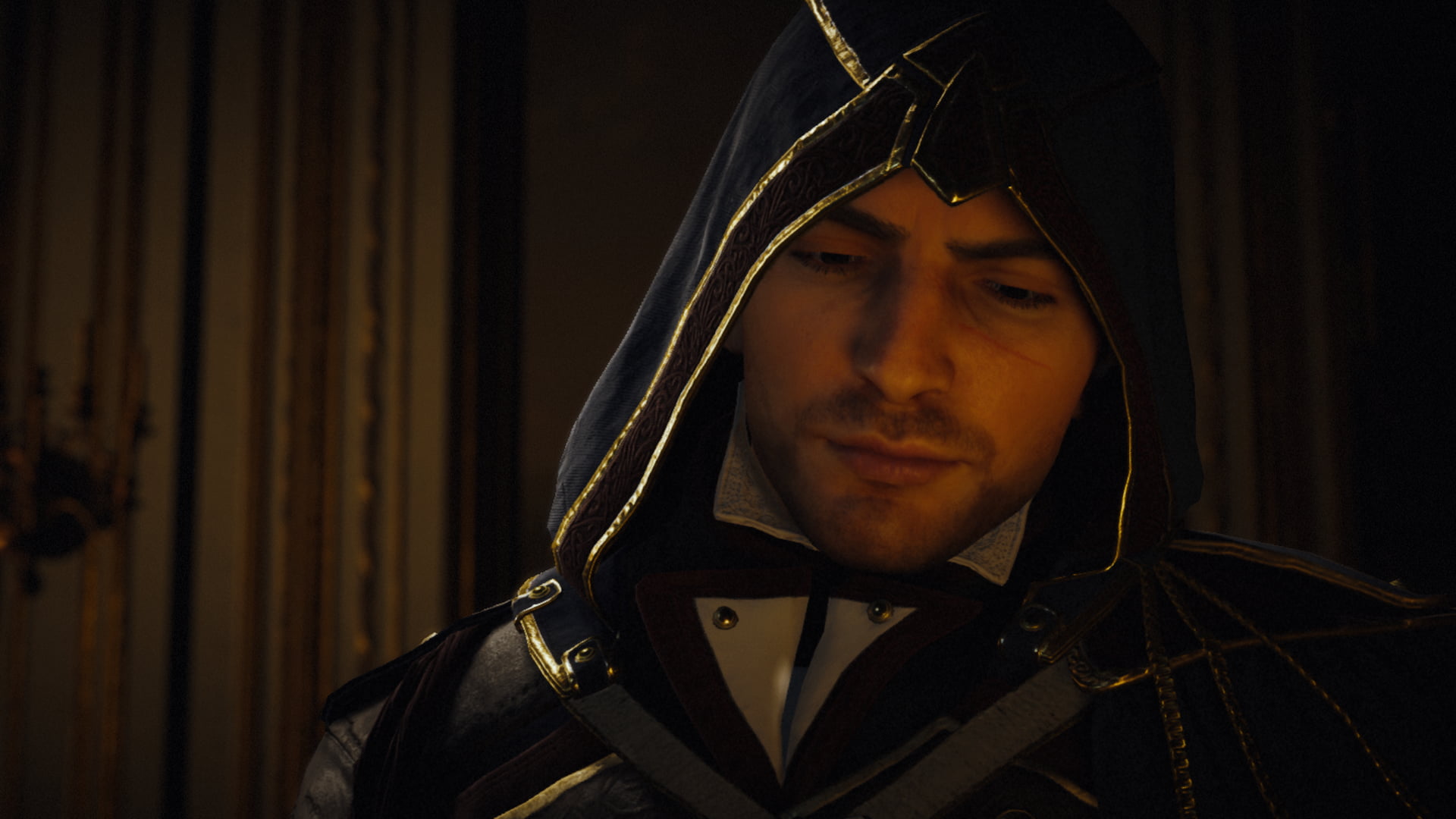 man wearing black hood 3D wallpaper, video games, Assassin's Creed, Assassin's Creed:  Unity, Assassin's Creed Unity: Dead Kings
