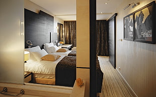 black wooden bedroom set