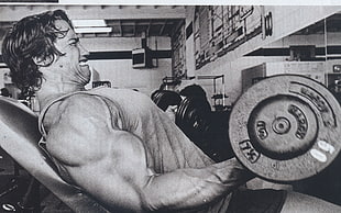 Arnold Schwazenegger, Arnold Schwarzenegger, bodybuilding, Bodybuilder, barbell HD wallpaper
