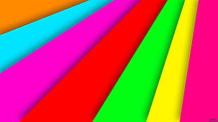 multicolored striped wallpaper, material style, abstract HD wallpaper