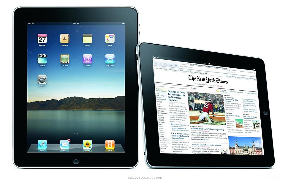 two black iPad HD wallpaper