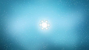 snowflake artwork HD wallpaper