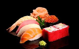 Japanese Sushi and Tempura dish