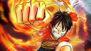 Monkey D Luffy from One Piece, Monkey D. Luffy, One Piece, anime HD wallpaper