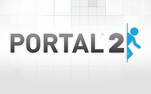 portal 2 logo HD wallpaper
