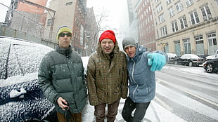 Beastie boys,  Snow,  City,  Street