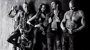Guardians of the Galaxy characters, Drax the Destroyer, Gamora , Star Lord, Rocket Raccoon