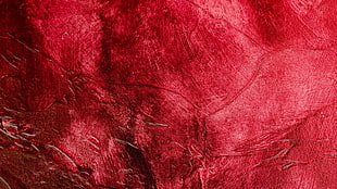 red suede textile