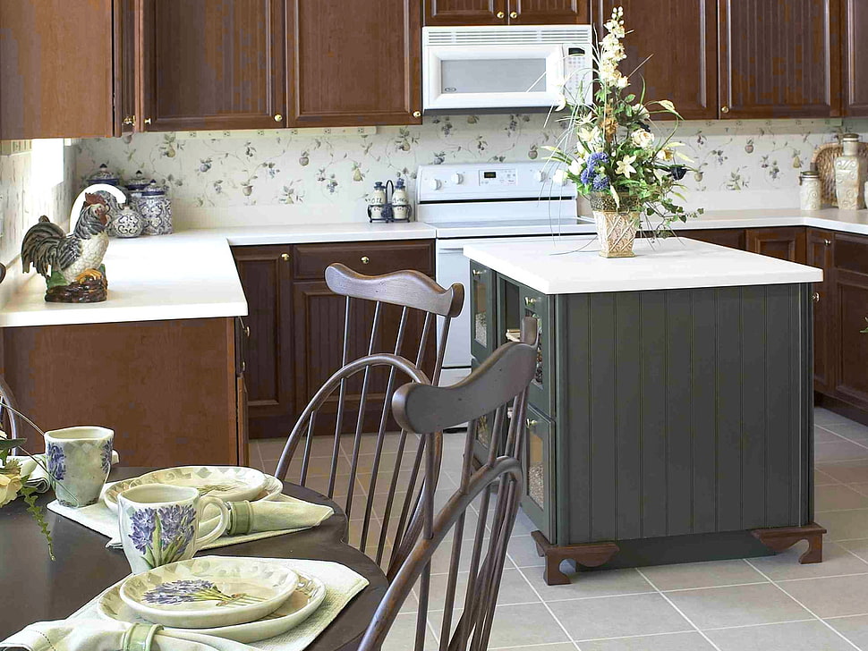 Kitchen,  Furniture,  Tableware,  Interior HD wallpaper
