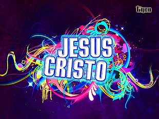 Jesus Cristo signage, Jesus Christ, colorful