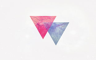 Triangle,  Minimalism,  Lightning,  Veins HD wallpaper