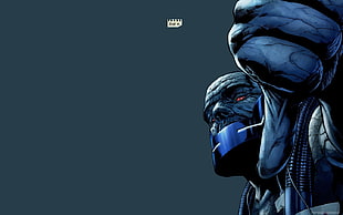 Marvel Thanos illustration, comics