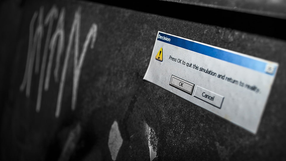 artwork, graffiti, computer, Windows 98 HD wallpaper