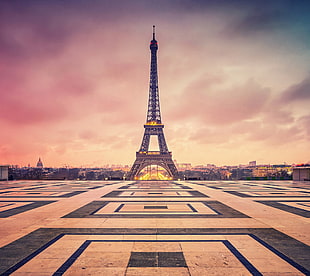 Eiffel Tower illustration, Eiffel Tower, France, Paris HD wallpaper