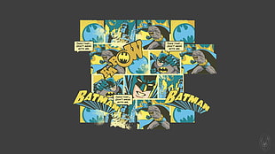 Batman pop art, Batman, sketches, logo, comics HD wallpaper