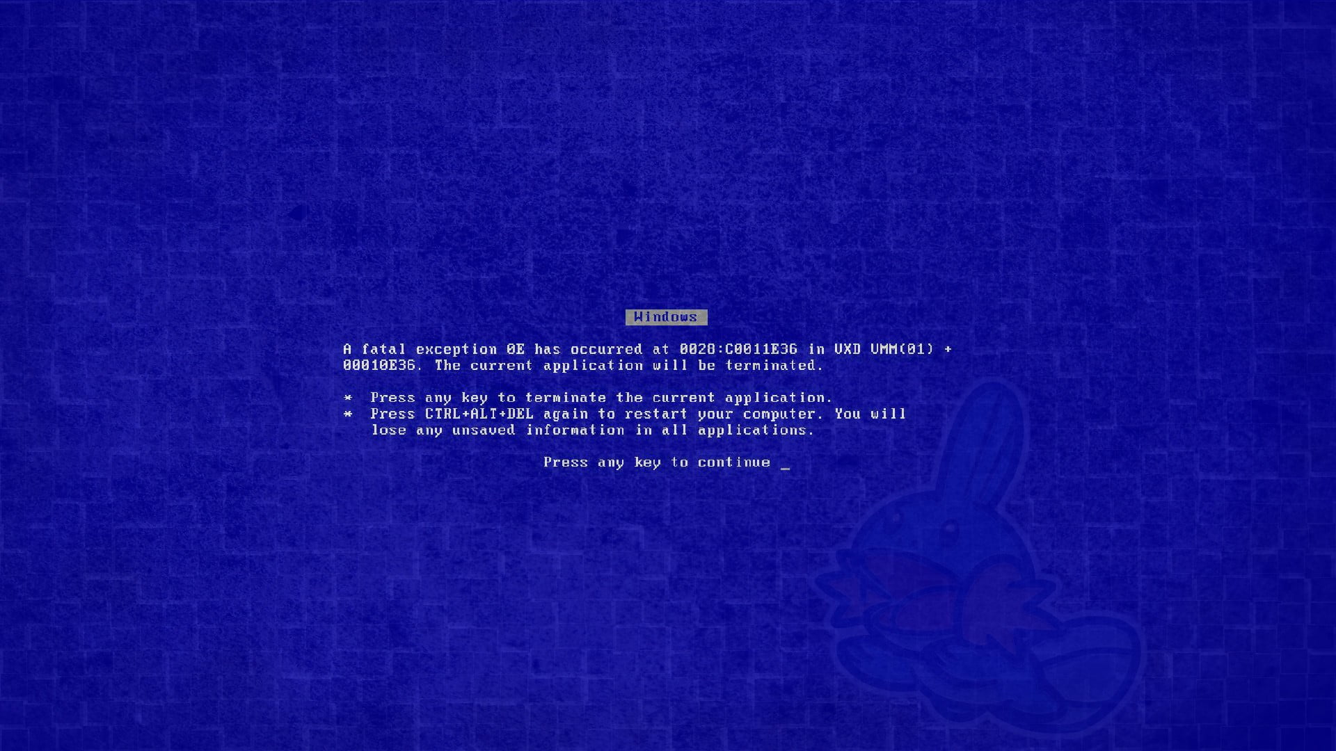 Blue Screen of Death, text, watermarked