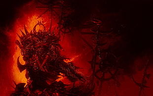 Doom Bringer wallpaper, Chaos lord, Khorne, Warhammer