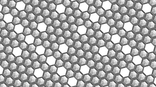 hexagon, tile, cells, bright