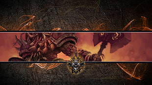 warrior digital wallpaper, World of Warcraft, video games