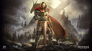 knight character digital wallpaper
