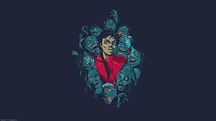 Michael Jackson illustration, Michael Jackson, artwork