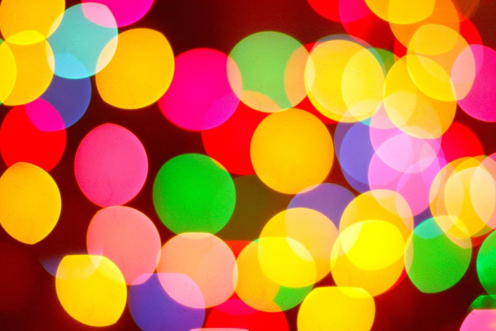 multi color lights photography HD wallpaper