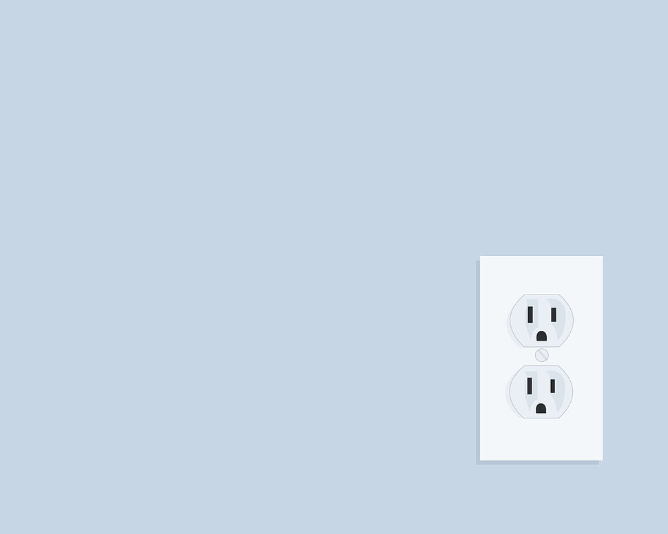 white switch socket, minimalism HD wallpaper