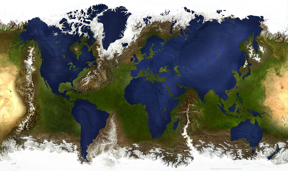map, world HD wallpaper