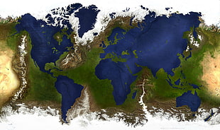 map, world HD wallpaper