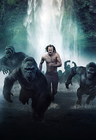 The legend of Tarzan movie illustration