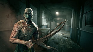 videogame screenshot, Outlast, Red Barrels, video games, horror HD wallpaper