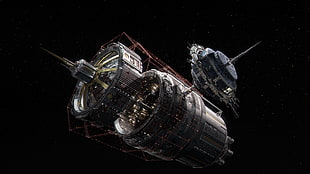grey metal spacecraft, the expanse, science fiction